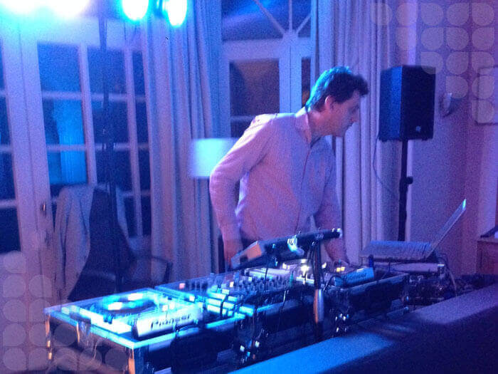 DJ Olivier in actie